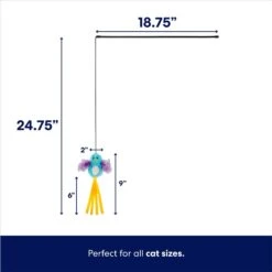 Frisco Squirrel Plush Cat Toy With Refillable Catnip & Frisco Bird With Feathers Teaser Wand Cat Toy With Catnip -Meowverse Store 962030 PT6. AC SS1800 V1694783953