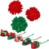 Frisco Holiday Moppy Ball Cat Toy With Catnip, 3 Count & Frisco Holiday Mice Cat Toy With Catnip, 5 Count