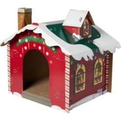 Frisco Holiday Log Cabin Cardboard Cat House & Frisco Holiday Santa's Workshop Cardboard Cat House 14 Frisco Holiday Log Cabin Cardboard Cat House & Frisco Holiday Santa's Workshop Cardboard Cat House -Meowverse Store 986198 PT5. AC SS1800 V1698257790