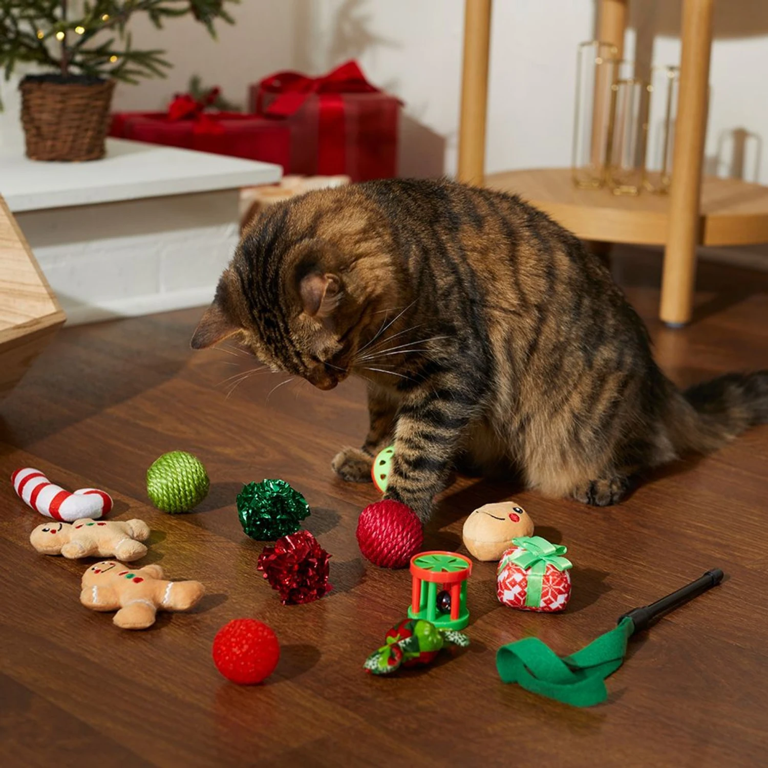 Frisco Holiday Festive Red Variety Pack Gift Box Cat Toy With Catnip, 14 Count & Frisco Holiday Mice Cat Toy With Catnip, 5 Count 4 Frisco Holiday Festive Red Variety Pack Gift Box Cat Toy With Catnip, 14 Count & Frisco Holiday Mice Cat Toy With Catnip, 5 Count - Image 4